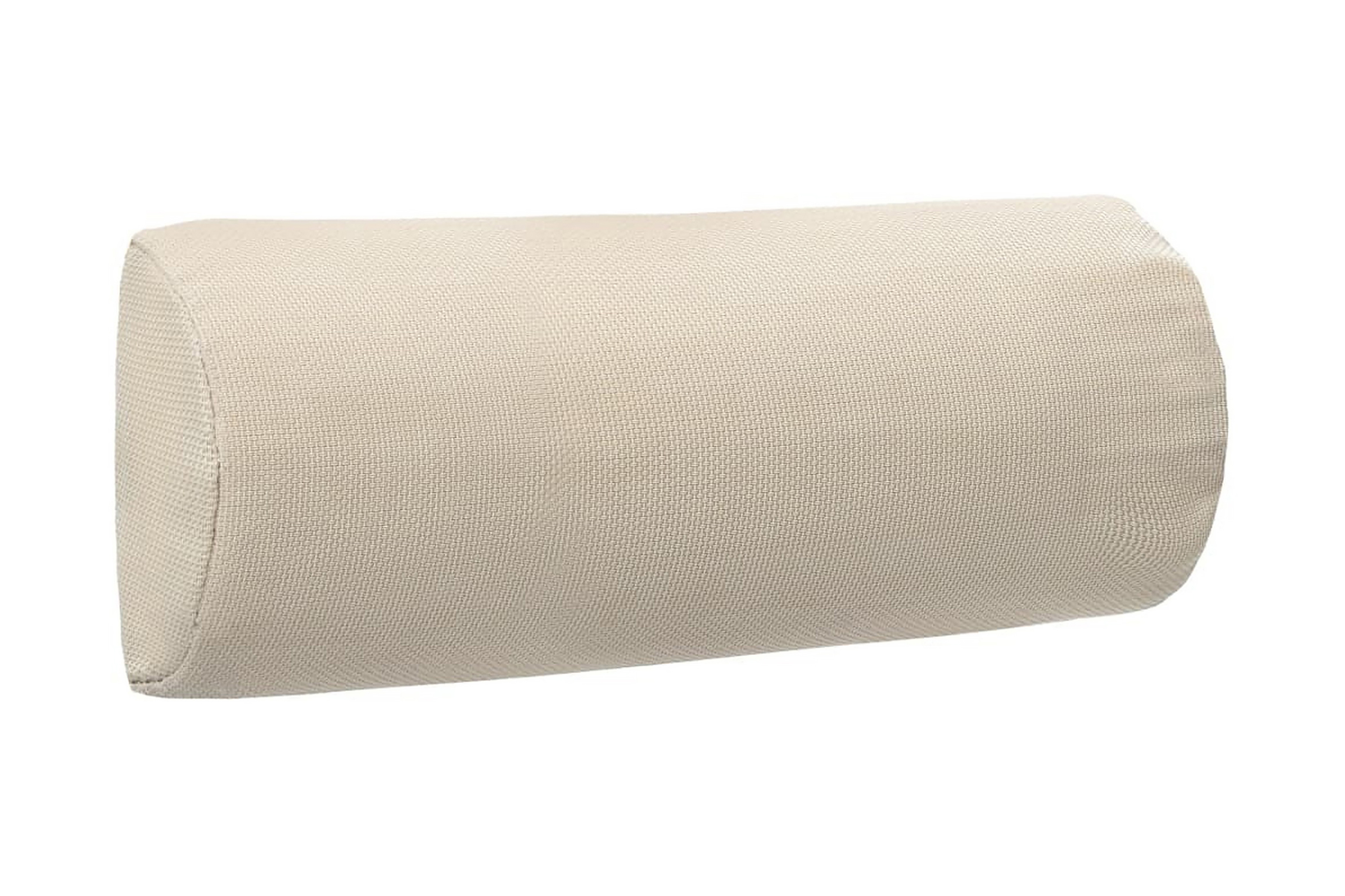 Nackstöd till solstol gräddvit 40×7,5×15 cm textilene – Vit