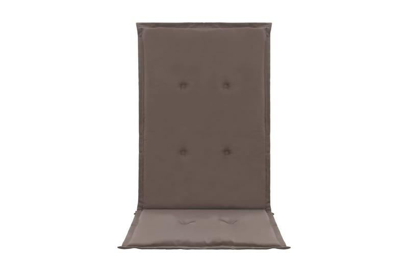 Stolsdynor för trädgården 4 st taupe 120x50x3 cm - Brun - Utemöbler - Dynor - Positionsdynor