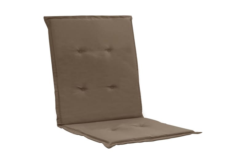 Stolsdynor för trädgården 4 st taupe 100x50x3 cm - Brun - Utemöbler - Dynor - Ryggdynor & sittdynor utemöbler