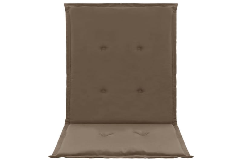 Stolsdynor för trädgården 4 st taupe 100x50x3 cm - Brun - Utemöbler - Dynor - Ryggdynor & sittdynor utemöbler