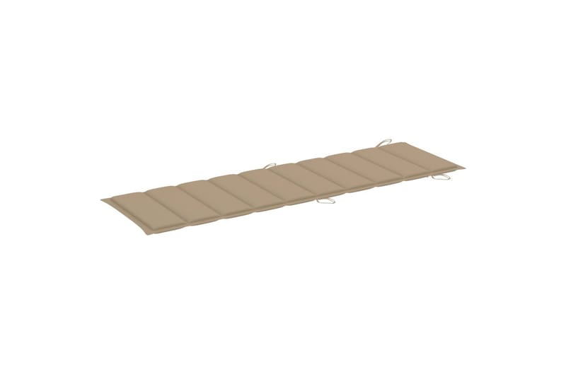 Solsängsdyna beige 186x58x3 cm - Beige - Utemöbler - Dynor - Solsängsdynor