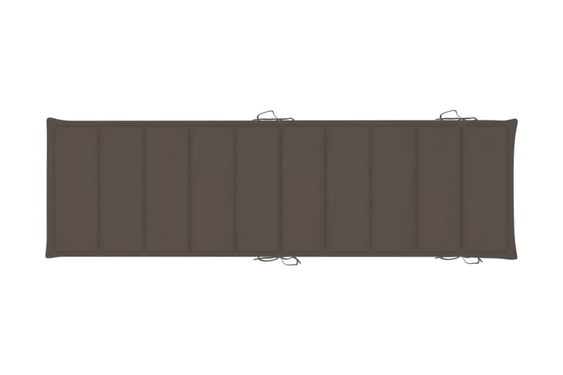 Solsängsdyna taupe 186x58x3 cm - Brun - Utemöbler - Dynor - Solsängsdynor