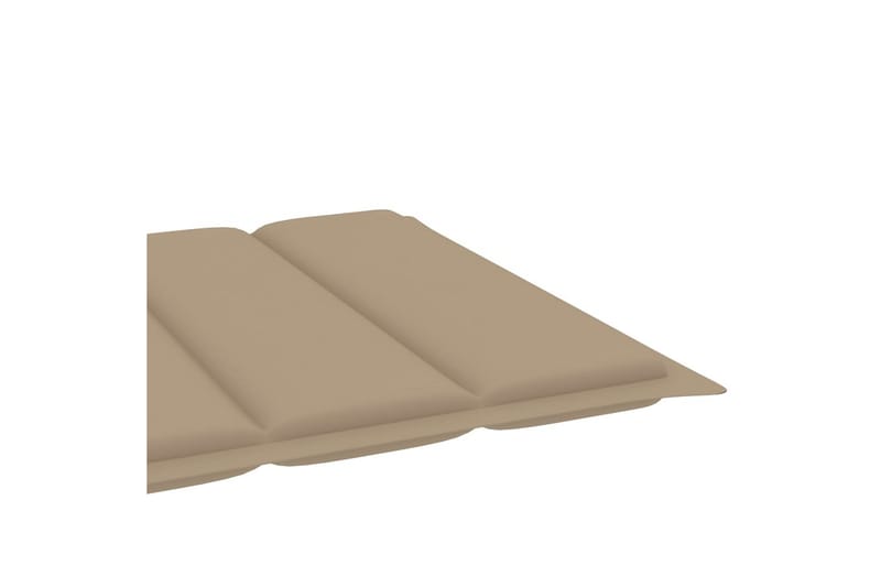 Solsängsdyna beige 200x50x3 cm tyg - Beige - Utemöbler - Dynor - Solsängsdynor