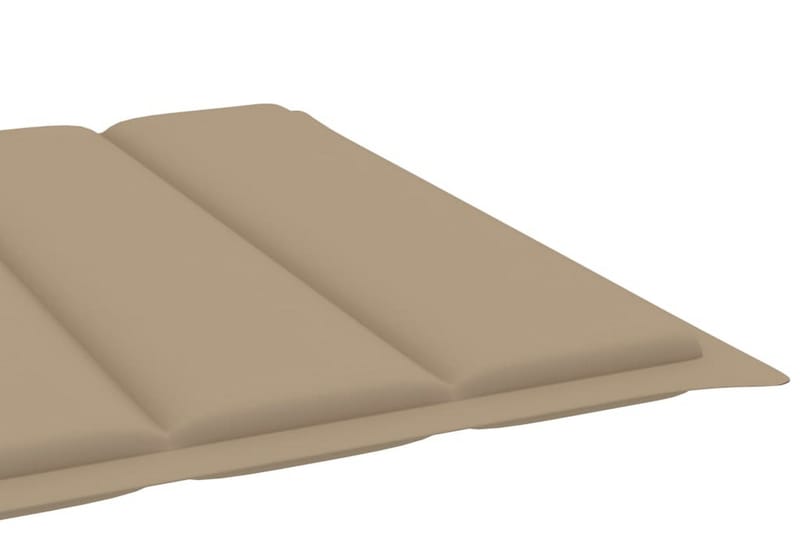 Solsängsdyna beige 200x60x3 cm tyg - Beige - Utemöbler - Dynor - Solsängsdynor