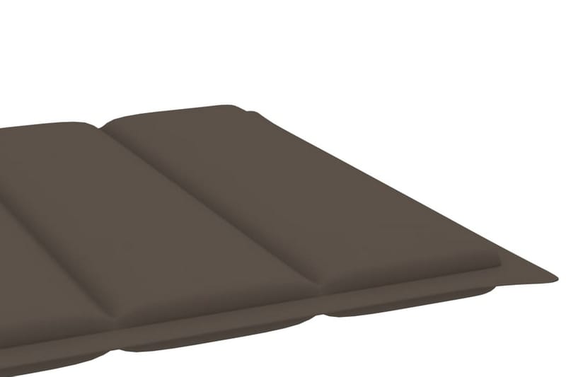 Solsängsdyna taupe 200x50x3 cm tyg - Brun - Utemöbler - Dynor - Solsängsdynor