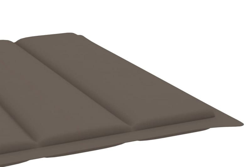 Solsängsdyna taupe 200x60x3 cm tyg - Brun - Utemöbler - Dynor - Solsängsdynor