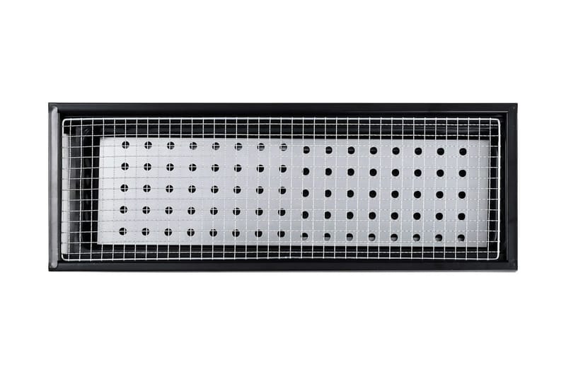 Portabel campinggrill stål 60x22,5x33 cm - Svart - Utemöbler - Grillar & matlagning utomhus - Kolgrill