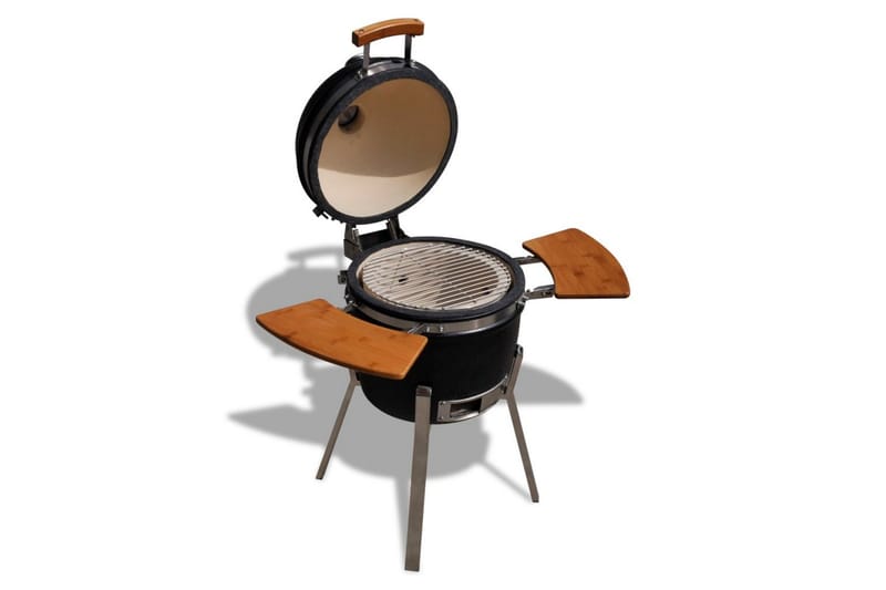 Kamado keramisk grill smoker 81 cm - Svart - Utemöbler - Grillar & matlagning utomhus - Rökar & rökgrill