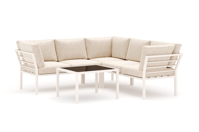 Ariany Soffgrupp Utomhus  5-sits - Beige - Utemöbler - Utegrupp - Loungegrupp