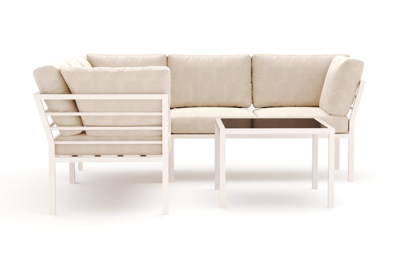 Ariany Soffgrupp Utomhus  5-sits - Beige - Utemöbler - Utegrupp - Loungegrupp