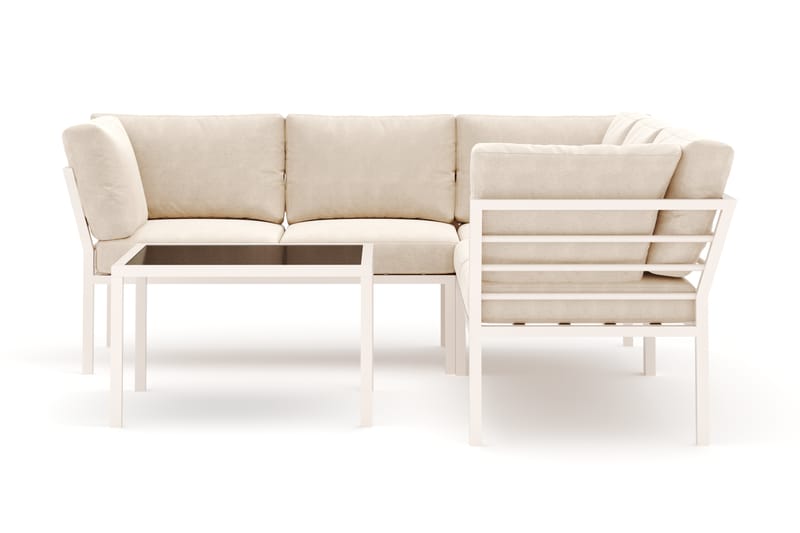 Ariany Soffgrupp Utomhus  5-sits - Beige - Utemöbler - Utegrupp - Loungegrupp