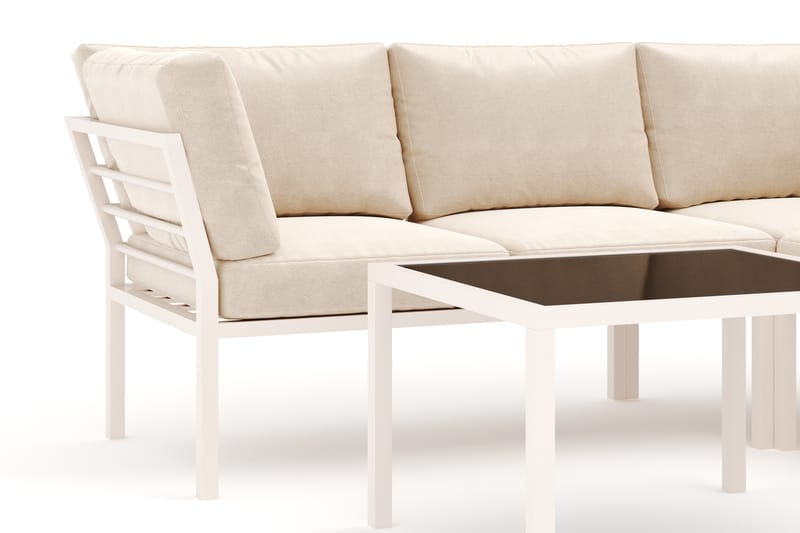 Ariany Soffgrupp Utomhus  5-sits - Beige - Utemöbler - Utegrupp - Loungegrupp