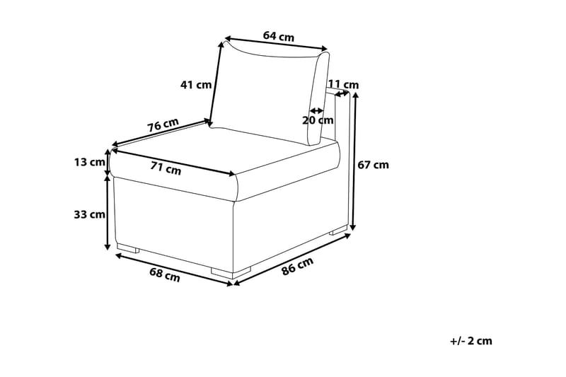 CONTARE Loungegrupp 240 cm - Utemöbler - Utegrupp - Loungegrupp