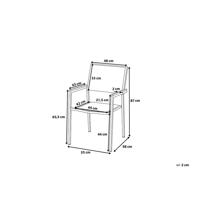 BACOLI Matgrupp 220 cm Grå + 8 Stolar - Utemöbler - Utegrupp - Matgrupper utomhus