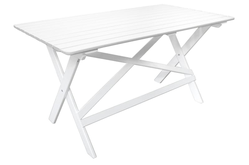 DELPINO Caféset 125 cm Vit - Utemöbler - Utegrupp - Matgrupper utomhus