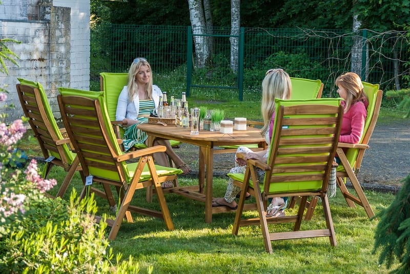 Möbelset FINLAY bord och 6 stolar - Utemöbler - Utegrupp - Matgrupper utomhus