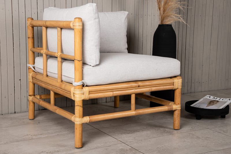 CANE Hörnmodul Beige - Venture Home - Utemöbler - Övrigt utemöbler - Modulsoffa utomhus - Hörnmodul utesoffa