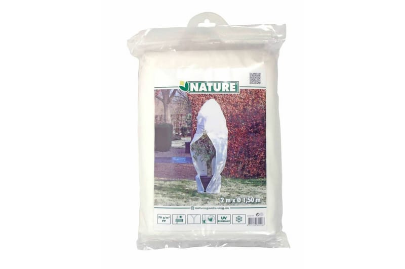 Nature Täckduk fleece med blixtlås 70 g/m² 1,5x1,5x2 cm - Utemöbler - Övrigt utemöbler - Tillbehör - Övriga trädgårdstillbehör