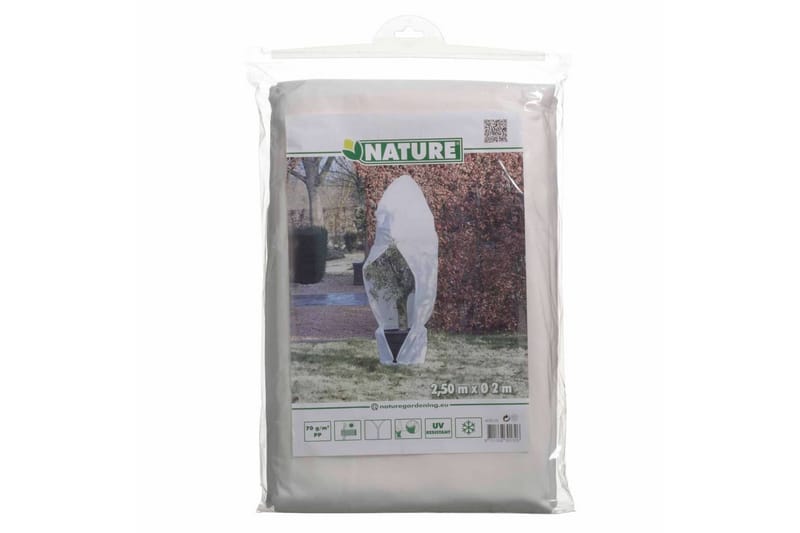 Nature Täckduk fleece med blixtlås 70 g/m² 2,5x2x2 m - Utemöbler - Övrigt utemöbler - Tillbehör - Övriga trädgårdstillbehör