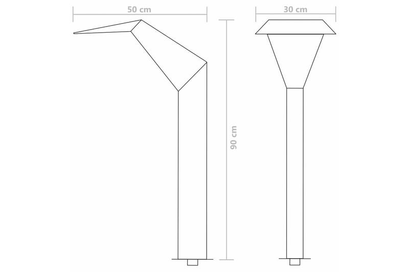 Poolfontän rostfritt stål 50x30x90 cm silver - Silver - Utemöbler - Övrigt utemöbler - Tillbehör - Övriga trädgårdstillbehör