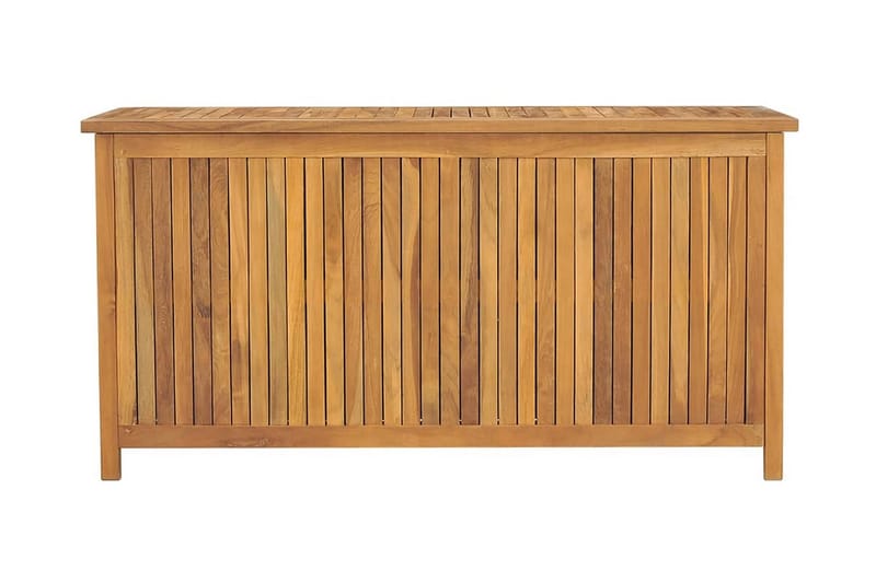 Trädgårdslåda 114x50x58 cm massiv teak - Brun - Utemöbler - Övrigt utemöbler - Tillbehör - Övriga trädgårdstillbehör