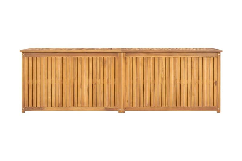 Trädgårdslåda 175x50x53 cm massiv teak - Brun - Utemöbler - Övrigt utemöbler - Tillbehör - Övriga trädgårdstillbehör