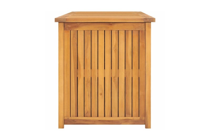 Trädgårdslåda 175x50x53 cm massiv teak - Brun - Utemöbler - Övrigt utemöbler - Tillbehör - Övriga trädgårdstillbehör