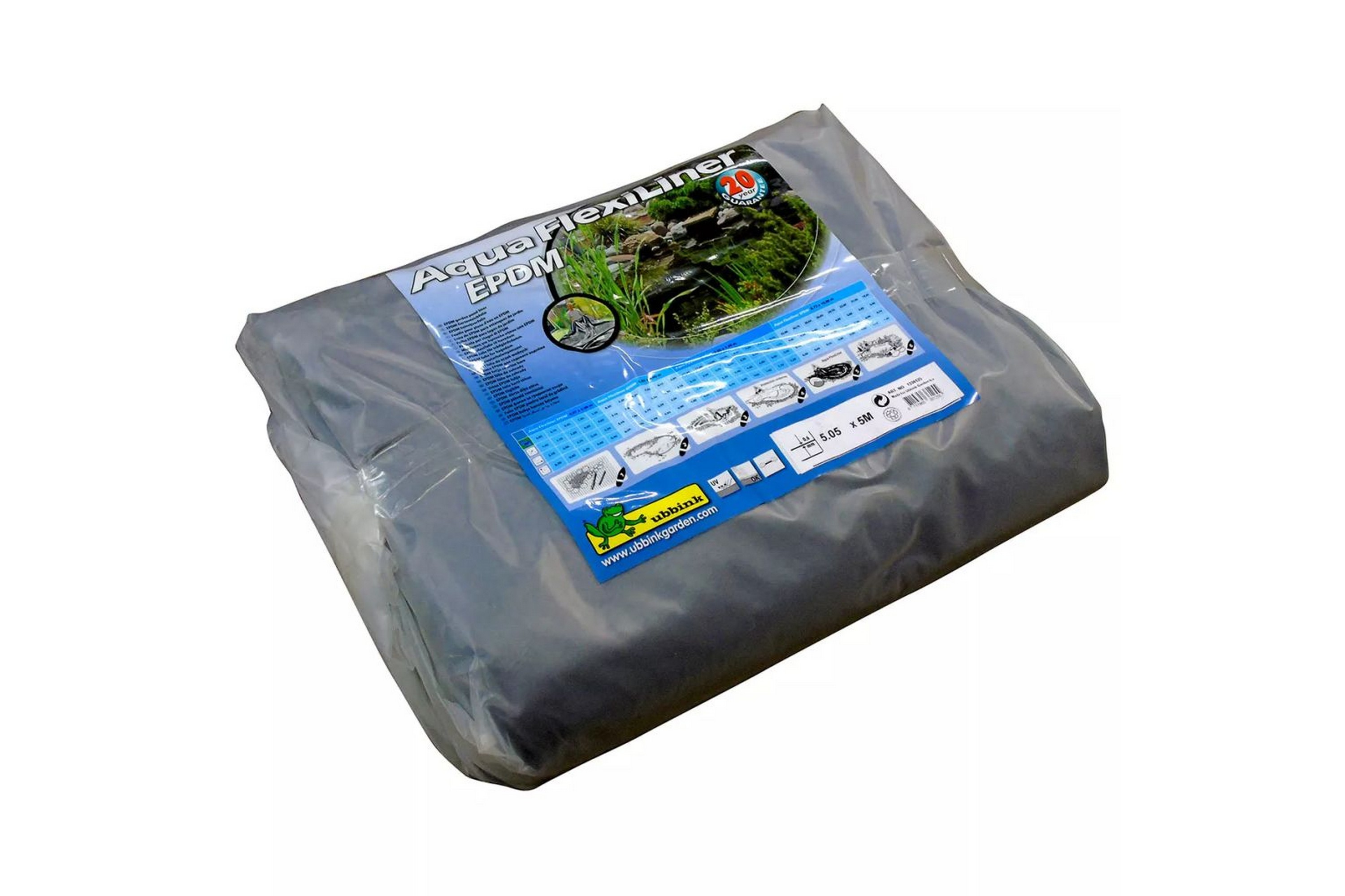 Ubbink Dammduk AquaFlexiLiner EPDM 5×5,05 m 1336125 –