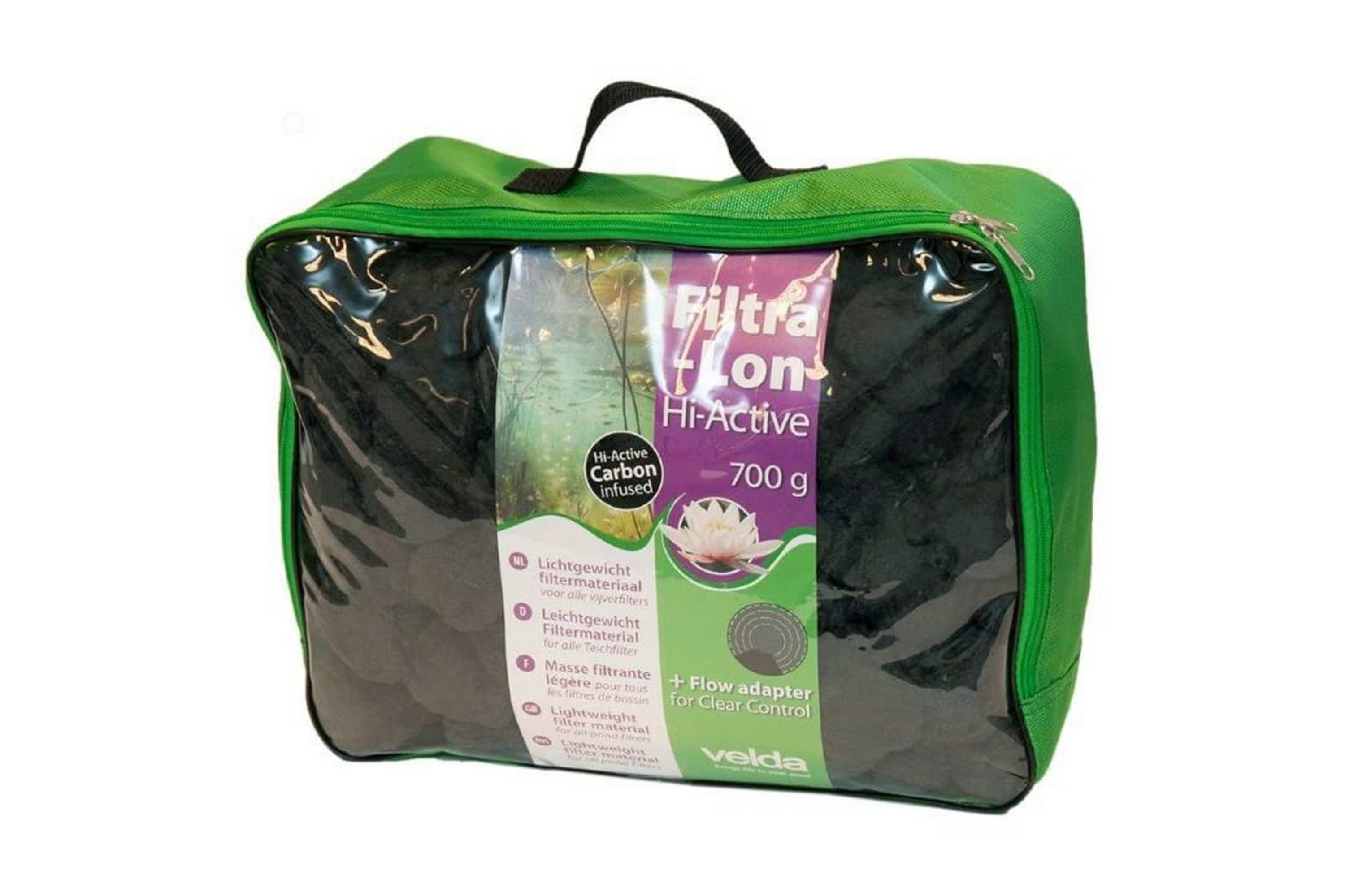 Velda Filtermaterial Filtra-Lon Hi-Active 700 g svart –