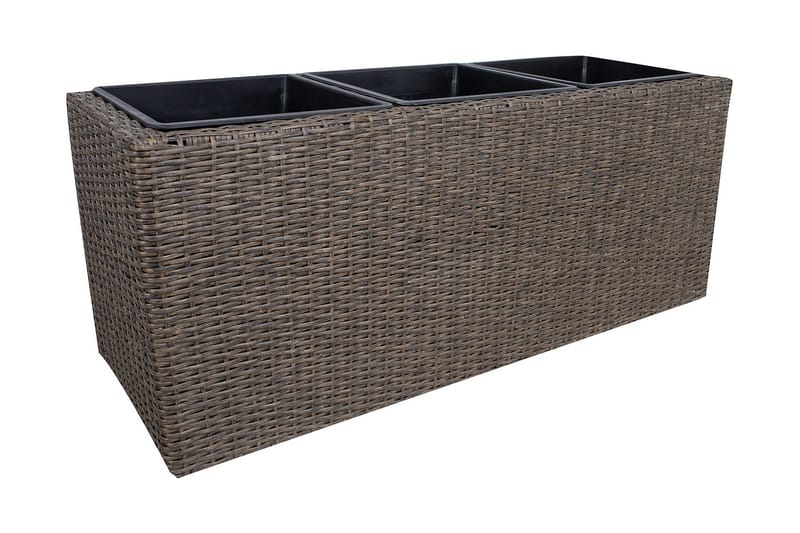 WICKER Odlingslåda 110x39xH45 cm Mörkbrun - Utemöbler - Övrigt utemöbler - Tillbehör - Övriga trädgårdstillbehör