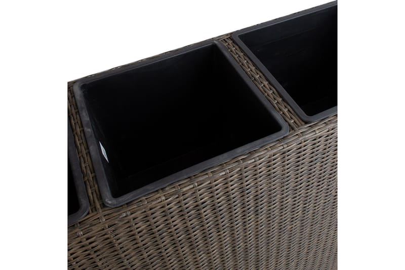 WICKER Odlingslåda 110x39xH88 cm Mörkbrun - Utemöbler - Övrigt utemöbler - Tillbehör - Övriga trädgårdstillbehör