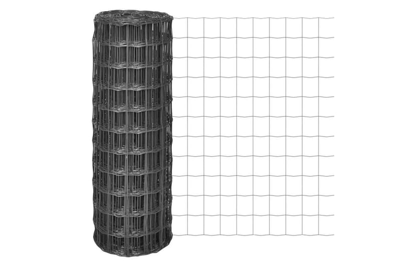 Eurofence stål 10x0,8 m grå - Grå - Utemöbler - Övrigt utemöbler - Tillbehör - Staket & grindar