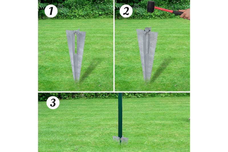 Eurofence stål 25x1,7 m grön - Grön - Utemöbler - Övrigt utemöbler - Tillbehör - Staket & grindar