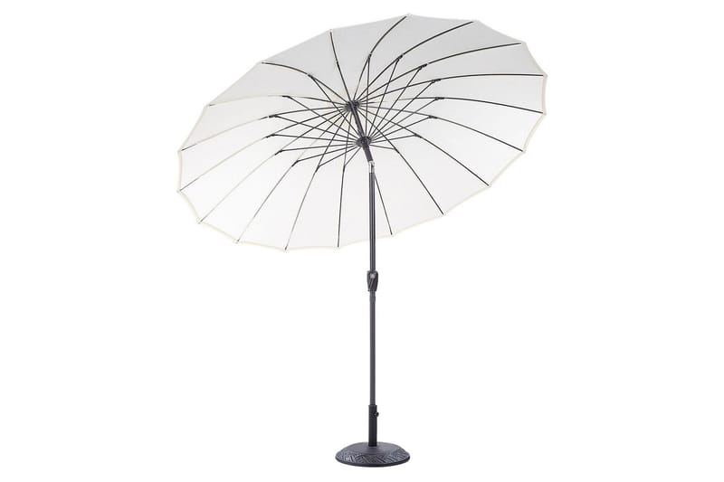 FAENZA Parasoll 255 cm Beige/Svart - Utemöbler - Solskydd - Parasoll