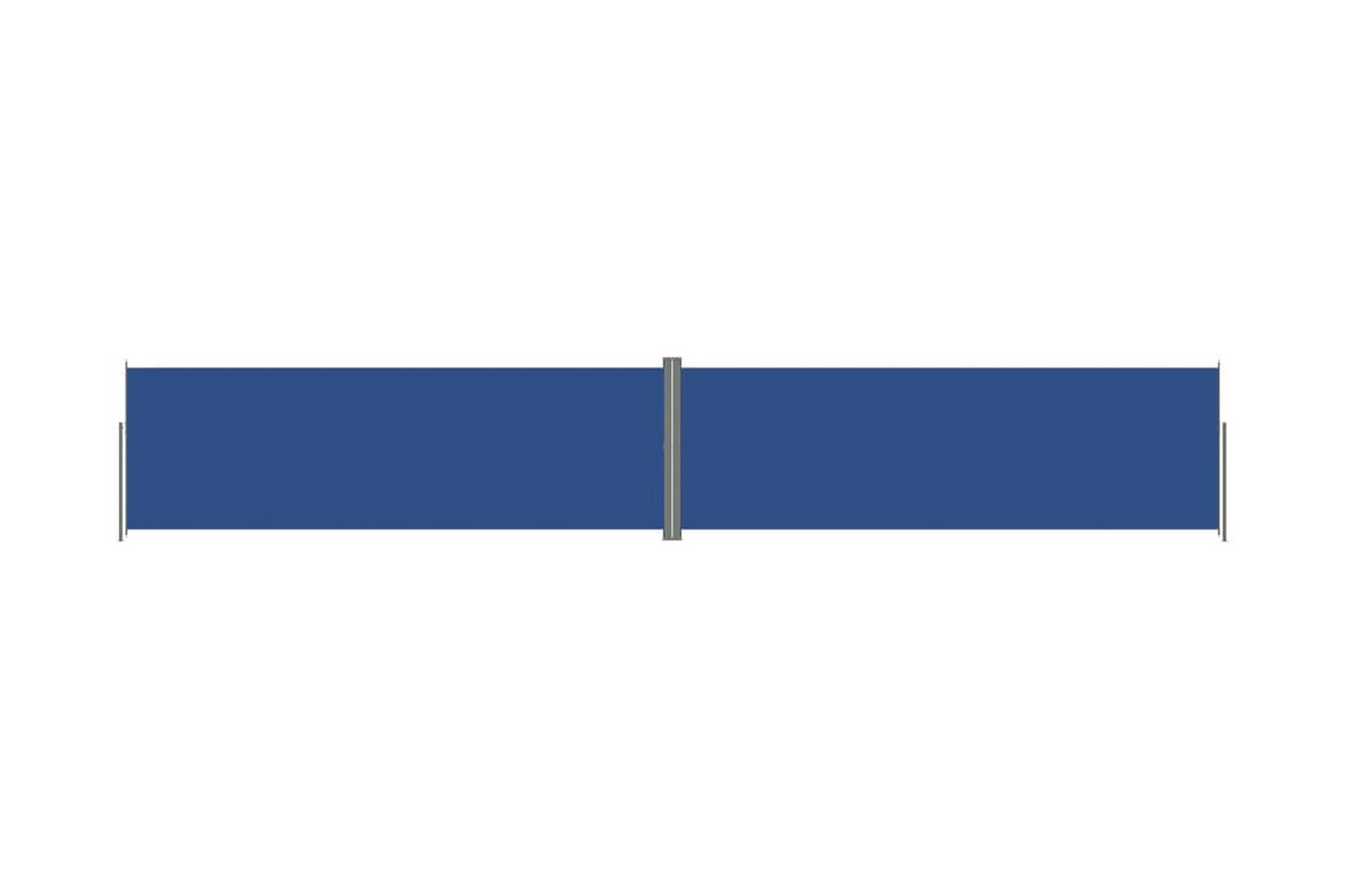 Infällbar sidomarkis 200×1200 cm blå – Blå