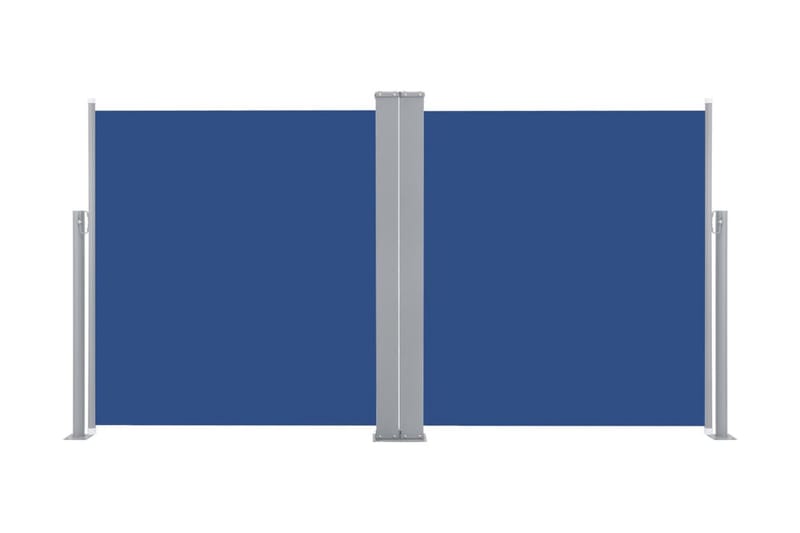Infällbar sidomarkis blå 120x600 cm - Blå - Sidomarkis - Skärmskydd & vindskydd - Markiser