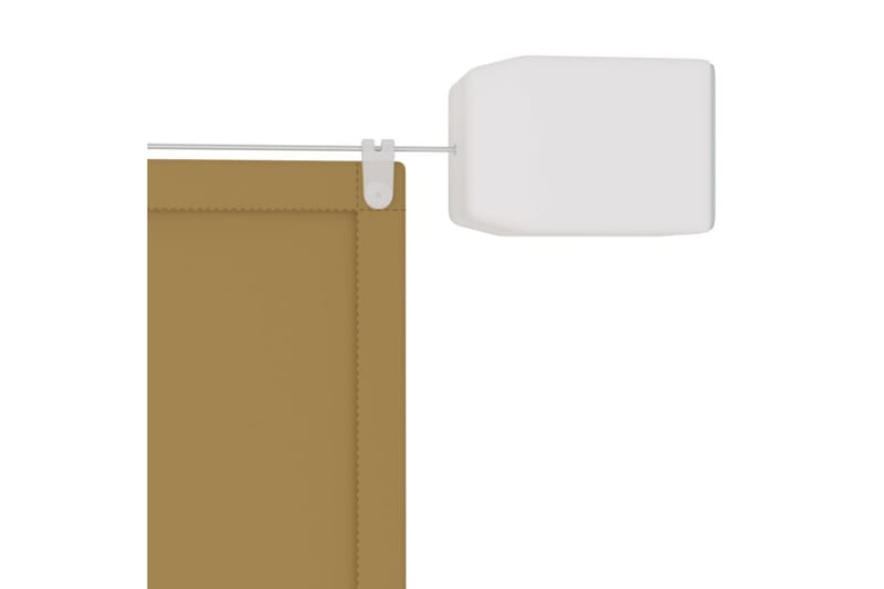 Markis vertikal beige 100x360 cm oxfordtyg - Beige - Utemöbler - Solskydd - Markiser - Fönstermarkis