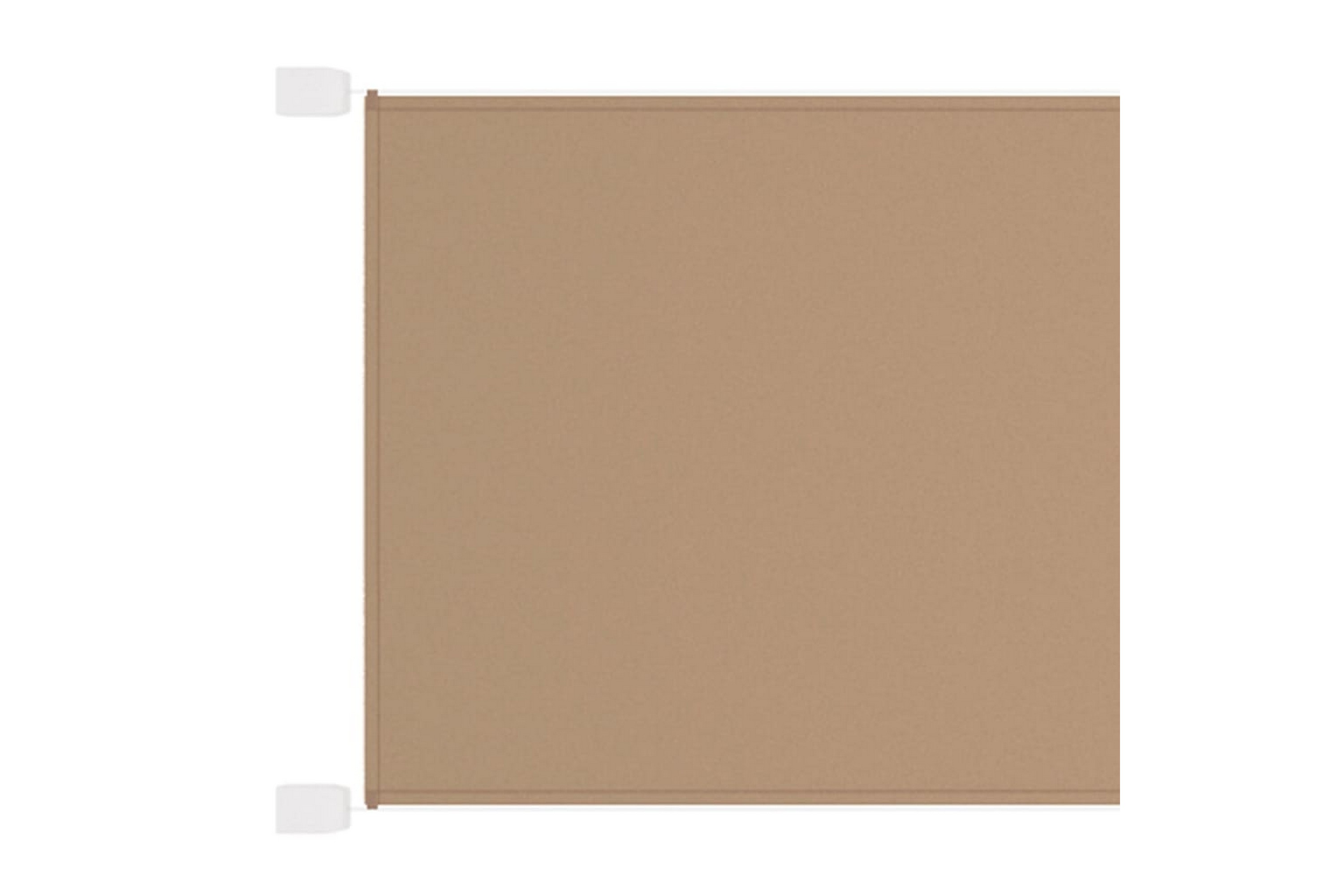 Markis vertikal taupe 100×1200 cm oxfordtyg – Taupe