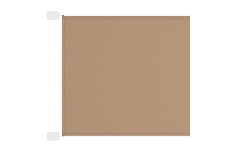 Markis vertikal taupe 140x800 cm oxfordtyg - Taupe - Utemöbler - Solskydd - Markiser - Fönstermarkis