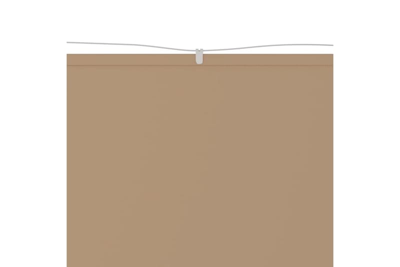 Markis vertikal taupe 140x800 cm oxfordtyg - Taupe - Utemöbler - Solskydd - Markiser - Fönstermarkis