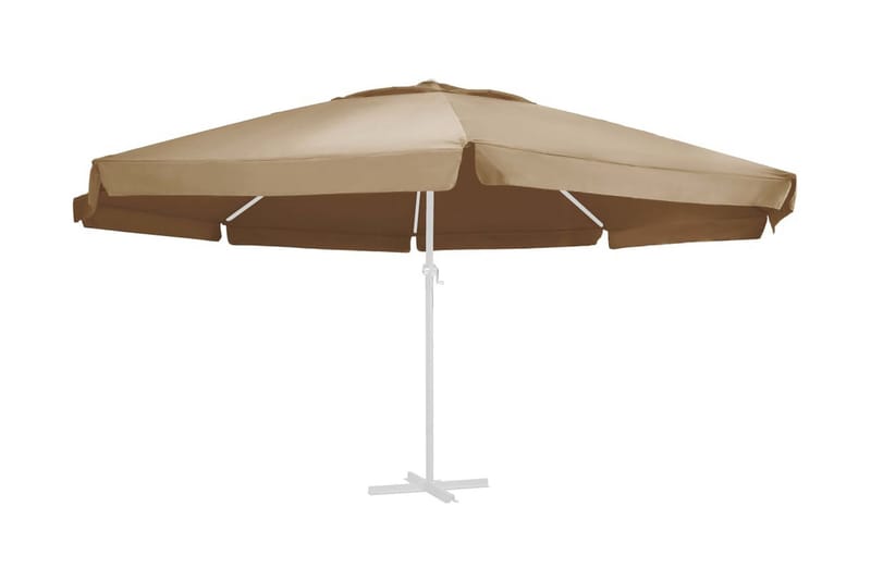 Reservtyg för parasoll taupe 600 cm - Parasoll