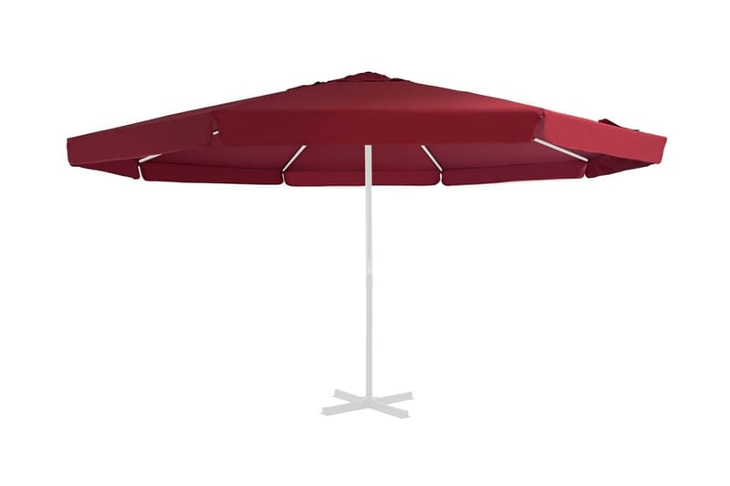 Reservtyg för parasoll vinröd 500 cm - Parasoll