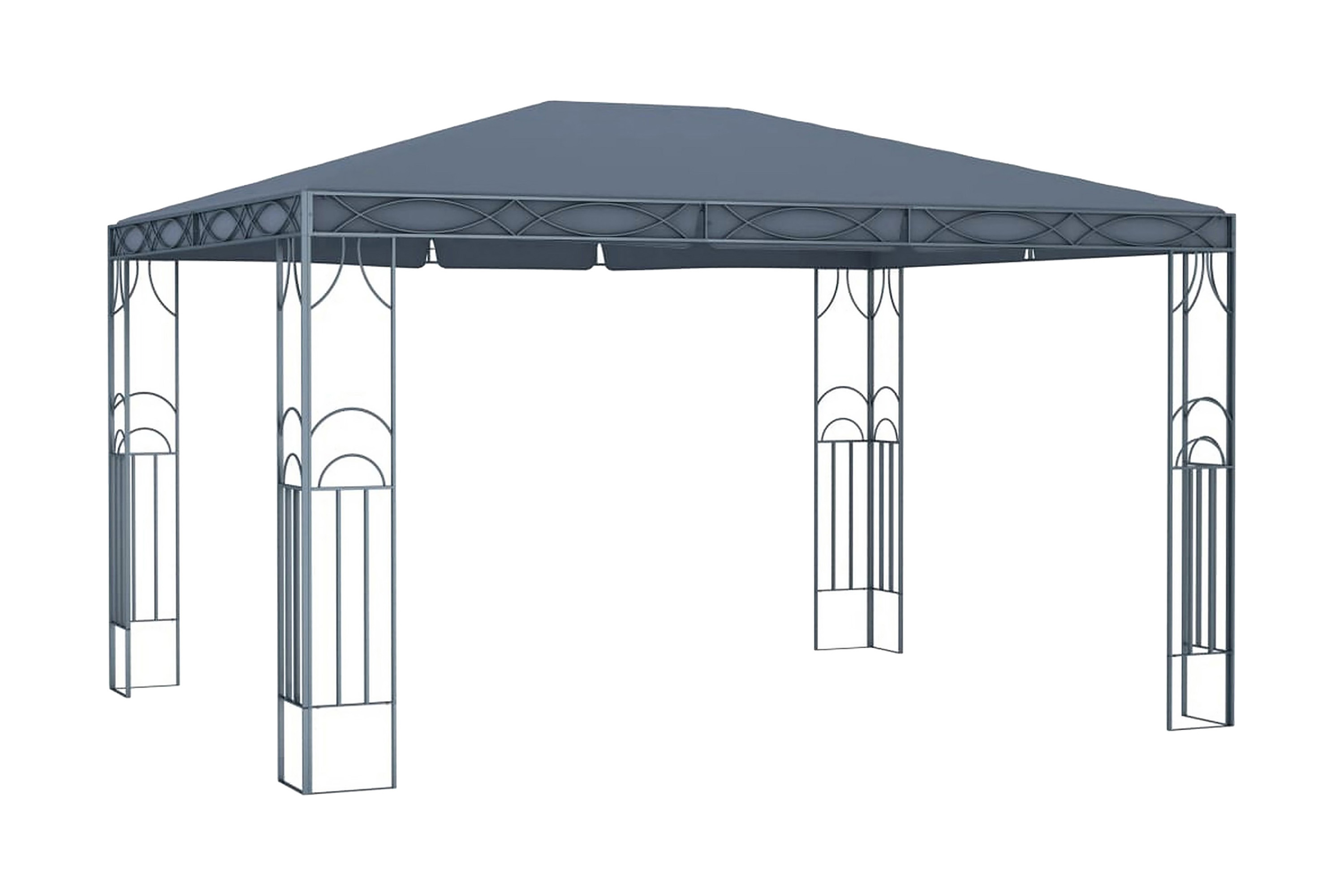 Be Basic Paviljong 400×300 cm antracit – Grå