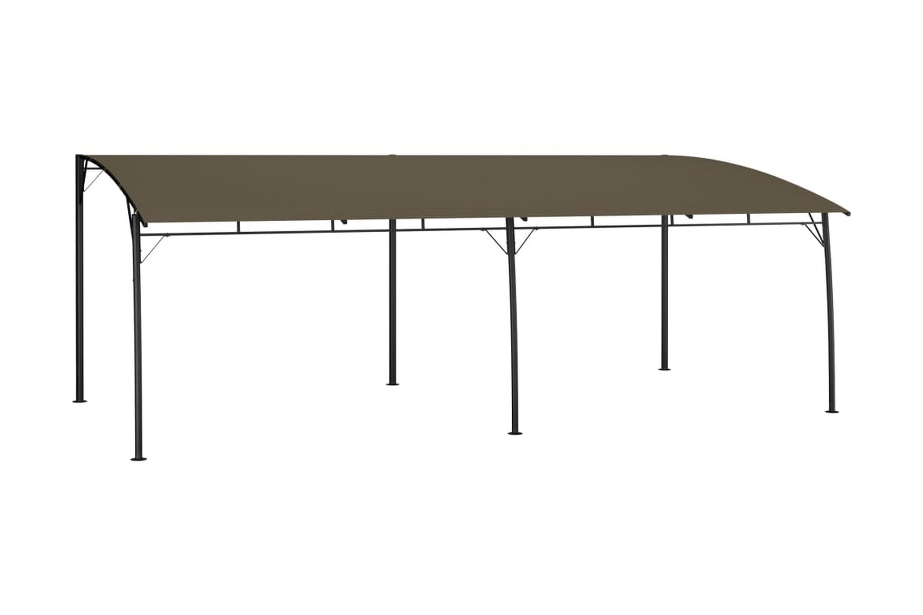 Be Basic Paviljong 6x3x2,55 m taupe – Brun