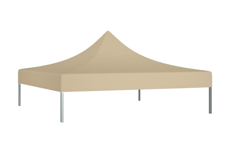 Tak till partytält 2x2 m beige 270 g/m² - Beige - Utemöbler - Solskydd - Paviljonger - Paviljongtak