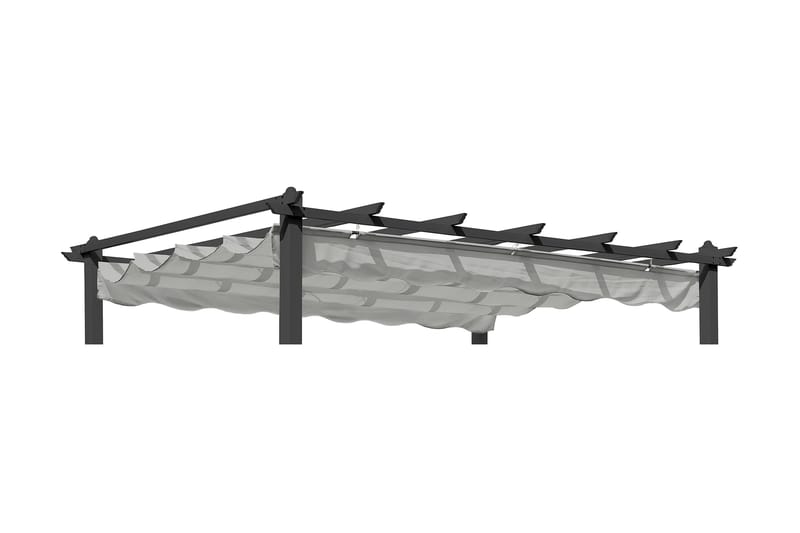 Hillerstorp PERGOLUX Pergola 300 cm Grå - Utemöbler - Solskydd - Pergola