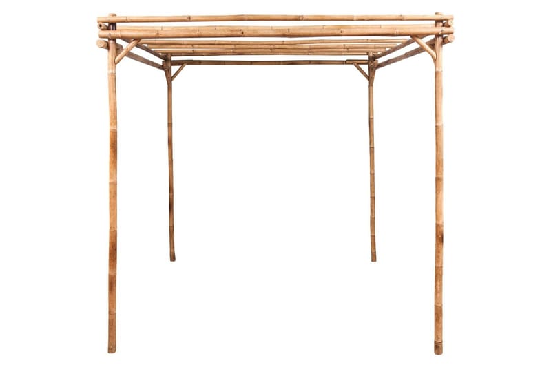 Pergola bambu 170x170x220 cm - Brun - Utemöbler - Solskydd - Pergola