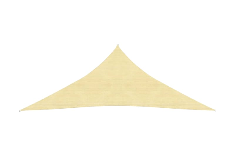 Solsegel 160 g/m² beige 6x6x6 m HDPE - Beige - Utemöbler - Solskydd - Solsegel