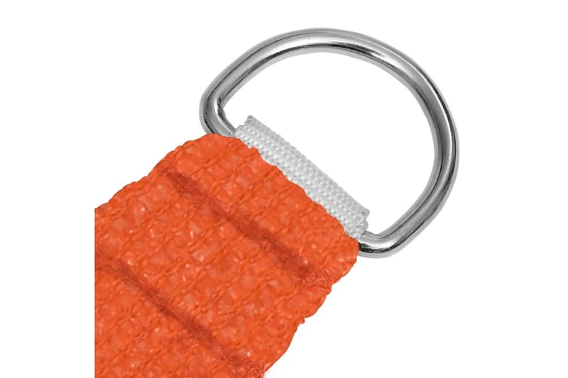 Solsegel 160 g/m² orange 3x3x4,2 m HDPE - Orange - Utemöbler - Solskydd - Solsegel