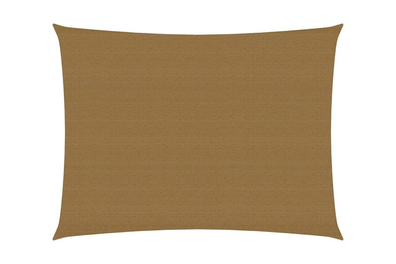 Solsegel 160 g/m² taupe 2,5x4 m HDPE - Brun - Utemöbler - Solskydd - Solsegel